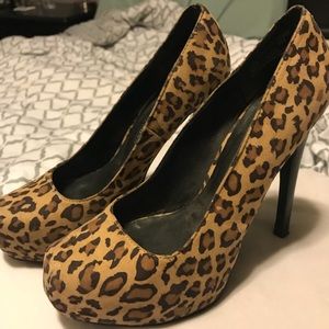 Kardashian Collection Leopard Heels